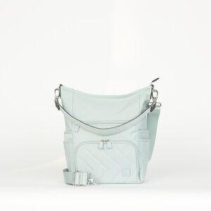 THE GO GETTER SHOULDER BAG W/ CROSSBODY STRAP - GLACIAL ICE